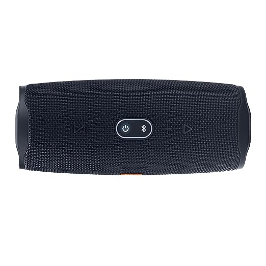 JBL Charge 4 Powerful 30W IPX7 Waterproof Portable Bluetooth Speaker with 20 Hours Playtime & Built-in 7500 mAh Powerbank(Black) JBL Charge 4 Powerful 30W IPX7 Waterproof Portable Bluetooth Speaker with 20 Hours Playtime & Built-in 7500 mAh Powerbank(Black)